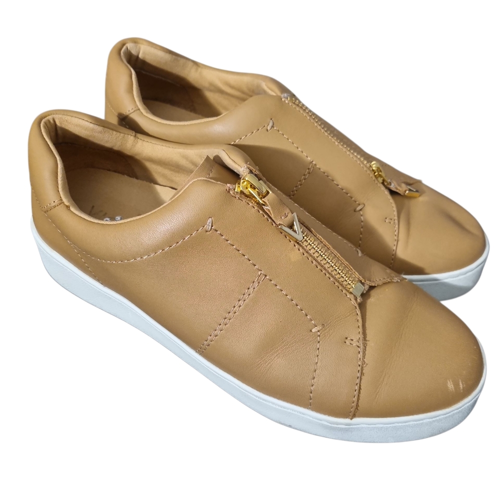 Vionic Tan Leather Woman Shoes
